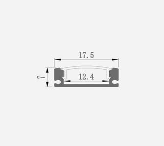 Surface Mounted Aluminum Profile - CK-007