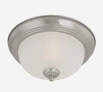 3-Light Brushed Nickel Ceiling Flush Mount